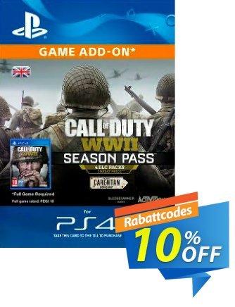 Call of Duty (COD) WWII - Season Pass PS4 Coupon, discount Call of Duty (COD) WWII - Season Pass PS4 Deal. Promotion: Call of Duty (COD) WWII - Season Pass PS4 Exclusive Easter Sale offer 