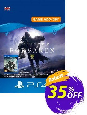 Destiny 2: Forsaken DLC PS4 discount coupon Destiny 2: Forsaken DLC PS4 Deal - Destiny 2: Forsaken DLC PS4 Exclusive Easter Sale offer 