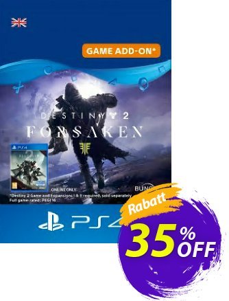 Destiny 2: Forsaken DLC PS4 Gutschein Destiny 2: Forsaken DLC PS4 Deal Aktion: Destiny 2: Forsaken DLC PS4 Exclusive Easter Sale offer 