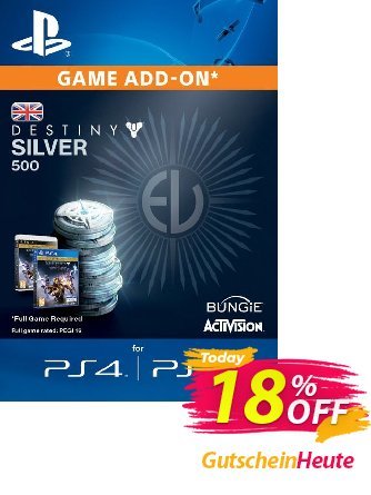 Destiny Silver 500 PS3/PS4 Coupon, discount Destiny Silver 500 PS3/PS4 Deal. Promotion: Destiny Silver 500 PS3/PS4 Exclusive Easter Sale offer 