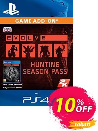 Evolve Hunting Season Pass PS4 Coupon, discount Evolve Hunting Season Pass PS4 Deal. Promotion: Evolve Hunting Season Pass PS4 Exclusive Easter Sale offer 