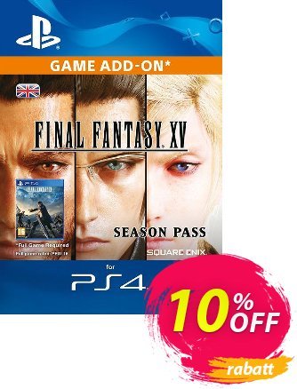 Final Fantasy XV 15 Season Pass PS4 Coupon, discount Final Fantasy XV 15 Season Pass PS4 Deal. Promotion: Final Fantasy XV 15 Season Pass PS4 Exclusive Easter Sale offer 