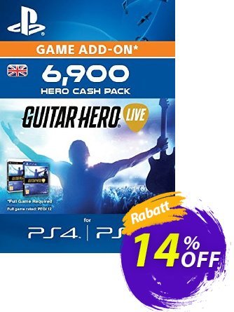 Guitar Hero Live 6900 Hero Cash Pack PS4 discount coupon Guitar Hero Live 6900 Hero Cash Pack PS4 Deal - Guitar Hero Live 6900 Hero Cash Pack PS4 Exclusive Easter Sale offer 