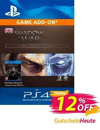 Middle-Earth: Shadow of War Expansion Pass PS4 discount coupon Middle-Earth: Shadow of War Expansion Pass PS4 Deal - Middle-Earth: Shadow of War Expansion Pass PS4 Exclusive Easter Sale offer 