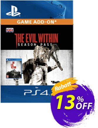 The Evil Within Season Pass PS4 Coupon, discount The Evil Within Season Pass PS4 Deal. Promotion: The Evil Within Season Pass PS4 Exclusive Easter Sale offer 