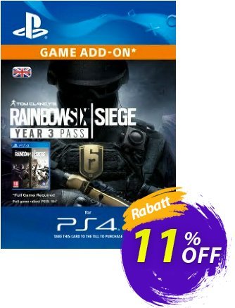 Tom Clancys Rainbow Six Siege: Year 3 Pass PS4 discount coupon Tom Clancys Rainbow Six Siege: Year 3 Pass PS4 Deal - Tom Clancys Rainbow Six Siege: Year 3 Pass PS4 Exclusive Easter Sale offer 