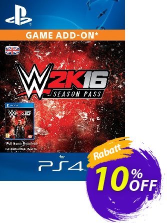 WWE 2K16 Season Pass PS4 discount coupon WWE 2K16 Season Pass PS4 Deal - WWE 2K16 Season Pass PS4 Exclusive Easter Sale offer 