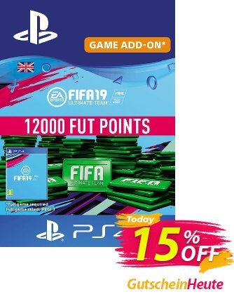 12000 FIFA 19 Points PS4 PSN Code - UK account discount coupon 12000 FIFA 19 Points PS4 PSN Code - UK account Deal - 12000 FIFA 19 Points PS4 PSN Code - UK account Exclusive Easter Sale offer 