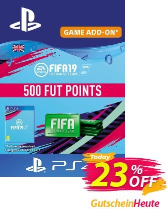 500 FIFA 19 Points PS4 PSN Code - UK account Coupon, discount 500 FIFA 19 Points PS4 PSN Code - UK account Deal. Promotion: 500 FIFA 19 Points PS4 PSN Code - UK account Exclusive Easter Sale offer 