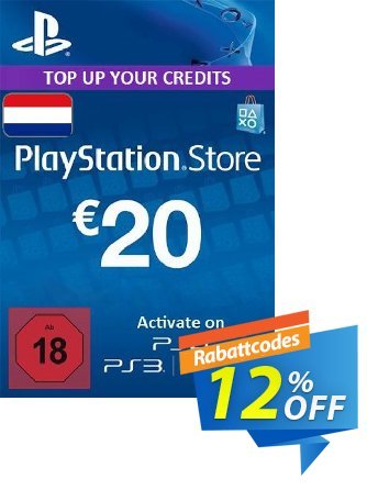 PlayStation Network (PSN) Card - 20 EUR (Netherlands) Coupon, discount PlayStation Network (PSN) Card - 20 EUR (Netherlands) Deal. Promotion: PlayStation Network (PSN) Card - 20 EUR (Netherlands) Exclusive Easter Sale offer 