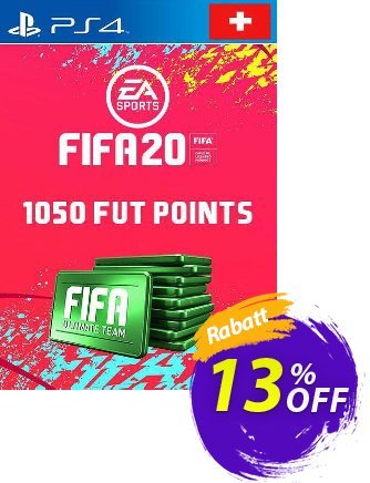 1050 FIFA 20 Ultimate Team Points PS4 - Switzerland  Gutschein 1050 FIFA 20 Ultimate Team Points PS4 (Switzerland) Deal Aktion: 1050 FIFA 20 Ultimate Team Points PS4 (Switzerland) Exclusive Easter Sale offer 