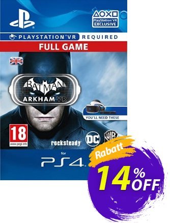 Batman Arkham VR PS4 Coupon, discount Batman Arkham VR PS4 Deal. Promotion: Batman Arkham VR PS4 Exclusive Easter Sale offer 