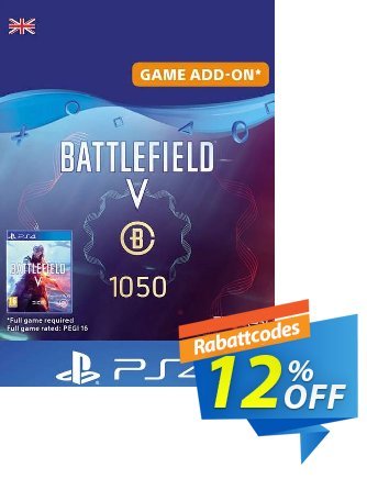 Battlefield V 5 - Battlefield Currency 1050 PS4 - UK  Gutschein Battlefield V 5 - Battlefield Currency 1050 PS4 (UK) Deal Aktion: Battlefield V 5 - Battlefield Currency 1050 PS4 (UK) Exclusive Easter Sale offer 