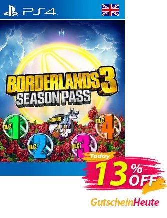 Borderlands 3: Season Pass PS4 (UK) discount coupon Borderlands 3: Season Pass PS4 (UK) Deal - Borderlands 3: Season Pass PS4 (UK) Exclusive Easter Sale offer 