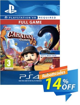 Carnival Games VR PS4 Gutschein Carnival Games VR PS4 Deal Aktion: Carnival Games VR PS4 Exclusive Easter Sale offer 