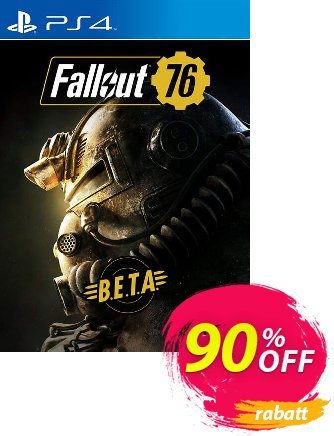 Fallout 76 BETA PS4 discount coupon Fallout 76 BETA PS4 Deal - Fallout 76 BETA PS4 Exclusive Easter Sale offer 