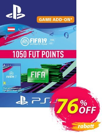 Fifa 19 - 1050 FUT Points PS4 (Austria) Coupon, discount Fifa 19 - 1050 FUT Points PS4 (Austria) Deal. Promotion: Fifa 19 - 1050 FUT Points PS4 (Austria) Exclusive Easter Sale offer 