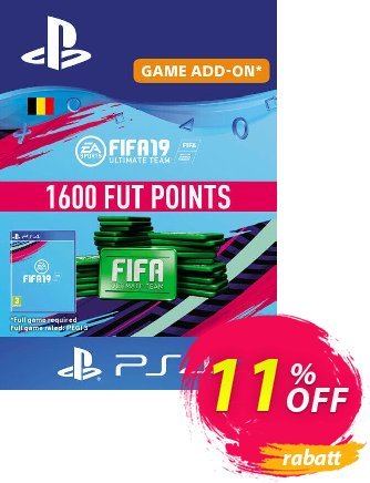 Fifa 19 - 1600 FUT Points PS4 (Belgium) Coupon, discount Fifa 19 - 1600 FUT Points PS4 (Belgium) Deal. Promotion: Fifa 19 - 1600 FUT Points PS4 (Belgium) Exclusive Easter Sale offer 