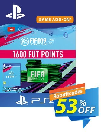 Fifa 19 - 1600 FUT Points PS4 (Switzerland) discount coupon Fifa 19 - 1600 FUT Points PS4 (Switzerland) Deal - Fifa 19 - 1600 FUT Points PS4 (Switzerland) Exclusive Easter Sale offer 