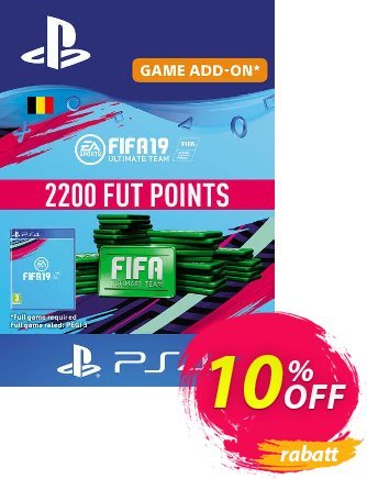 Fifa 19 - 2200 FUT Points PS4 (Belgium) Coupon, discount Fifa 19 - 2200 FUT Points PS4 (Belgium) Deal. Promotion: Fifa 19 - 2200 FUT Points PS4 (Belgium) Exclusive Easter Sale offer 