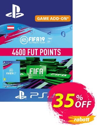 Fifa 19 - 4600 FUT Points PS4 (Austria) Coupon, discount Fifa 19 - 4600 FUT Points PS4 (Austria) Deal. Promotion: Fifa 19 - 4600 FUT Points PS4 (Austria) Exclusive Easter Sale offer 