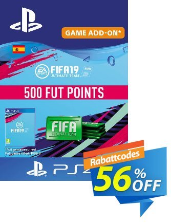 Fifa 19 - 500 FUT Points PS4 (Spain) discount coupon Fifa 19 - 500 FUT Points PS4 (Spain) Deal - Fifa 19 - 500 FUT Points PS4 (Spain) Exclusive Easter Sale offer 