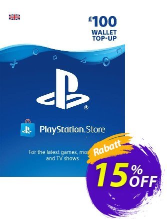 Playstation Network (PSN) Card - £100 discount coupon Playstation Network (PSN) Card - £100 Deal - Playstation Network (PSN) Card - £100 Exclusive Easter Sale offer 