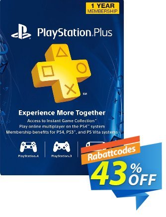 1-Year PlayStation Plus Membership (PS+) - PS3/PS4/PS Vita (Canada) Coupon, discount 1-Year PlayStation Plus Membership (PS+) - PS3/PS4/PS Vita (Canada) Deal. Promotion: 1-Year PlayStation Plus Membership (PS+) - PS3/PS4/PS Vita (Canada) Exclusive Easter Sale offer 