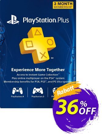 3 Month Playstation Plus Membership (PS+) - PS3/ PS4/ PS Vita Digital Code (Canada) Coupon, discount 3 Month Playstation Plus Membership (PS+) - PS3/ PS4/ PS Vita Digital Code (Canada) Deal. Promotion: 3 Month Playstation Plus Membership (PS+) - PS3/ PS4/ PS Vita Digital Code (Canada) Exclusive Easter Sale offer 