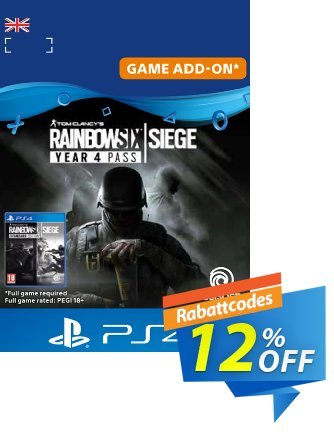 Tom Clancy's Rainbow Six Siege - Year 4 Pass PS4 (UK) discount coupon Tom Clancy's Rainbow Six Siege - Year 4 Pass PS4 (UK) Deal - Tom Clancy's Rainbow Six Siege - Year 4 Pass PS4 (UK) Exclusive Easter Sale offer 