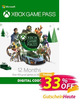 12 Month Xbox Game Pass Xbox One Coupon, discount 12 Month Xbox Game Pass Xbox One Deal. Promotion: 12 Month Xbox Game Pass Xbox One Exclusive Easter Sale offer 