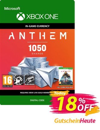 Anthem 1050 Shards Pack Xbox One Gutschein Anthem 1050 Shards Pack Xbox One Deal Aktion: Anthem 1050 Shards Pack Xbox One Exclusive Easter Sale offer 