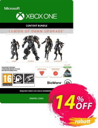 Anthem Legion of Dawn Upgrade Xbox One discount coupon Anthem Legion of Dawn Upgrade Xbox One Deal - Anthem Legion of Dawn Upgrade Xbox One Exclusive Easter Sale offer 