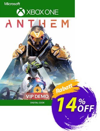 Anthem Xbox One + VIP Demo Coupon, discount Anthem Xbox One + VIP Demo Deal. Promotion: Anthem Xbox One + VIP Demo Exclusive Easter Sale offer 