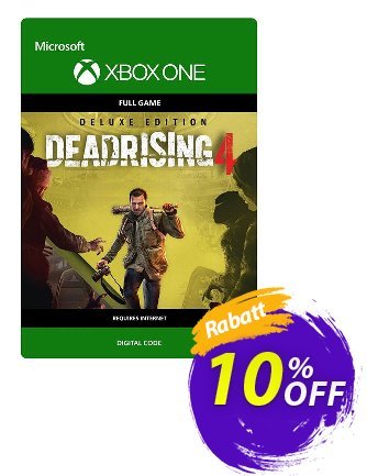Dead Rising 4 Deluxe Edition Xbox One Coupon, discount Dead Rising 4 Deluxe Edition Xbox One Deal. Promotion: Dead Rising 4 Deluxe Edition Xbox One Exclusive Easter Sale offer 