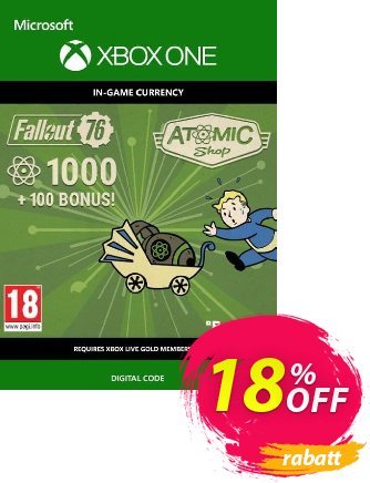 Fallout 76 - 1100 Atoms Xbox One Gutschein Fallout 76 - 1100 Atoms Xbox One Deal Aktion: Fallout 76 - 1100 Atoms Xbox One Exclusive Easter Sale offer 