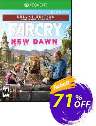 Far Cry New Dawn - Deluxe Edition Xbox One Gutschein Far Cry New Dawn - Deluxe Edition Xbox One Deal Aktion: Far Cry New Dawn - Deluxe Edition Xbox One Exclusive Easter Sale offer 