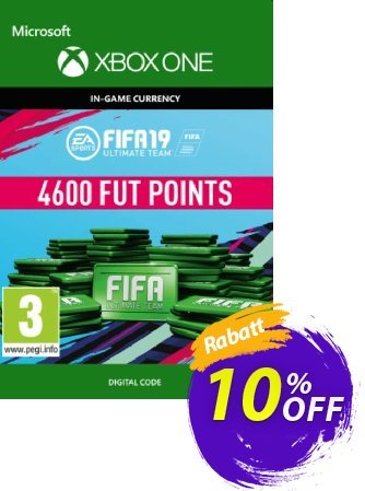 Fifa 19 - 4600 FUT Points - Xbox One  Gutschein Fifa 19 - 4600 FUT Points (Xbox One) Deal Aktion: Fifa 19 - 4600 FUT Points (Xbox One) Exclusive Easter Sale offer 