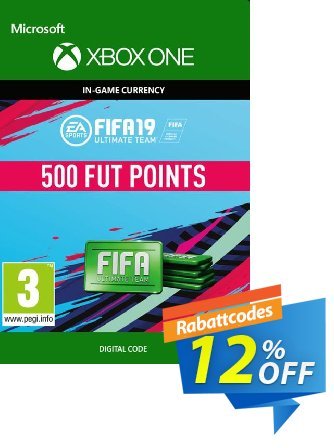 Fifa 19 - 500 FUT Points - Xbox One  Gutschein Fifa 19 - 500 FUT Points (Xbox One) Deal Aktion: Fifa 19 - 500 FUT Points (Xbox One) Exclusive Easter Sale offer 