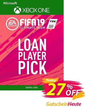 FIFA 19 Ultimate Team Loan Player Pick Xbox One Gutschein FIFA 19 Ultimate Team Loan Player Pick Xbox One Deal Aktion: FIFA 19 Ultimate Team Loan Player Pick Xbox One Exclusive Easter Sale offer 
