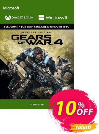 Gears of War 4 Ultimate Edition Xbox One/PC - Digital Code discount coupon Gears of War 4 Ultimate Edition Xbox One/PC - Digital Code Deal - Gears of War 4 Ultimate Edition Xbox One/PC - Digital Code Exclusive Easter Sale offer 