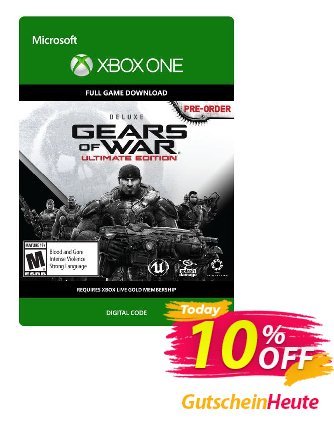 Gears of War: Ultimate Edition Deluxe Xbox One - Digital Code Gutschein Gears of War: Ultimate Edition Deluxe Xbox One - Digital Code Deal Aktion: Gears of War: Ultimate Edition Deluxe Xbox One - Digital Code Exclusive Easter Sale offer 