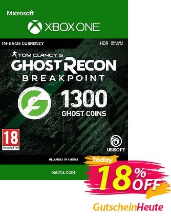 Ghost Recon Breakpoint: 1300 Ghost Coins Xbox One Gutschein Ghost Recon Breakpoint: 1300 Ghost Coins Xbox One Deal Aktion: Ghost Recon Breakpoint: 1300 Ghost Coins Xbox One Exclusive Easter Sale offer 
