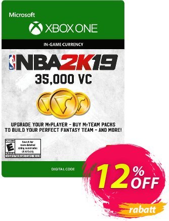 NBA 2K19: 35,000 VC Xbox One Gutschein NBA 2K19: 35,000 VC Xbox One Deal Aktion: NBA 2K19: 35,000 VC Xbox One Exclusive Easter Sale offer 