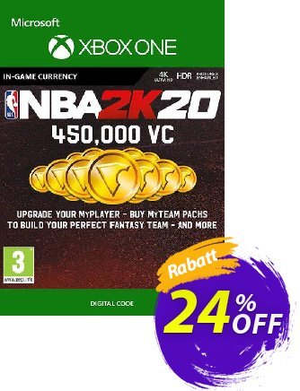 NBA 2K20: 450,000 VC Xbox One Gutschein NBA 2K20: 450,000 VC Xbox One Deal Aktion: NBA 2K20: 450,000 VC Xbox One Exclusive Easter Sale offer 