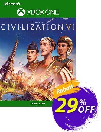 Sid Meier's Civilization VI 6 Xbox One - UK  Gutschein Sid Meier's Civilization VI 6 Xbox One (UK) Deal Aktion: Sid Meier's Civilization VI 6 Xbox One (UK) Exclusive Easter Sale offer 