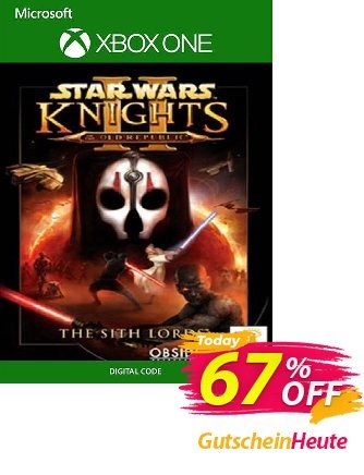 Star Wars - Knights of the Old Republic II: The Sith Lords Xbox One/ Xbox 360 Coupon, discount Star Wars - Knights of the Old Republic II: The Sith Lords Xbox One/ Xbox 360 Deal. Promotion: Star Wars - Knights of the Old Republic II: The Sith Lords Xbox One/ Xbox 360 Exclusive Easter Sale offer 