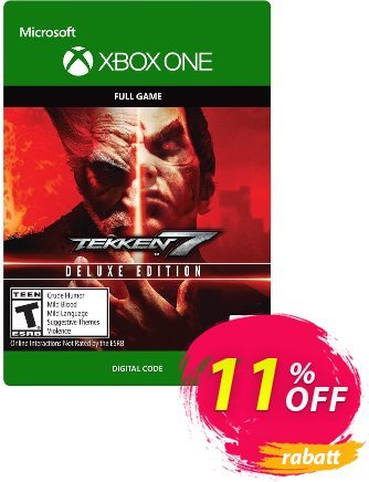 Tekken 7 Deluxe Edition Xbox One Gutschein Tekken 7 Deluxe Edition Xbox One Deal Aktion: Tekken 7 Deluxe Edition Xbox One Exclusive Easter Sale offer 