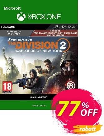 The Division 2 - Warlords of New York Edition Xbox One Gutschein The Division 2 - Warlords of New York Edition Xbox One Deal Aktion: The Division 2 - Warlords of New York Edition Xbox One Exclusive Easter Sale offer 