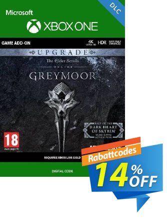 The Elder Scrolls Online: Greymoor Upgrade Xbox One Gutschein The Elder Scrolls Online: Greymoor Upgrade Xbox One Deal Aktion: The Elder Scrolls Online: Greymoor Upgrade Xbox One Exclusive Easter Sale offer 